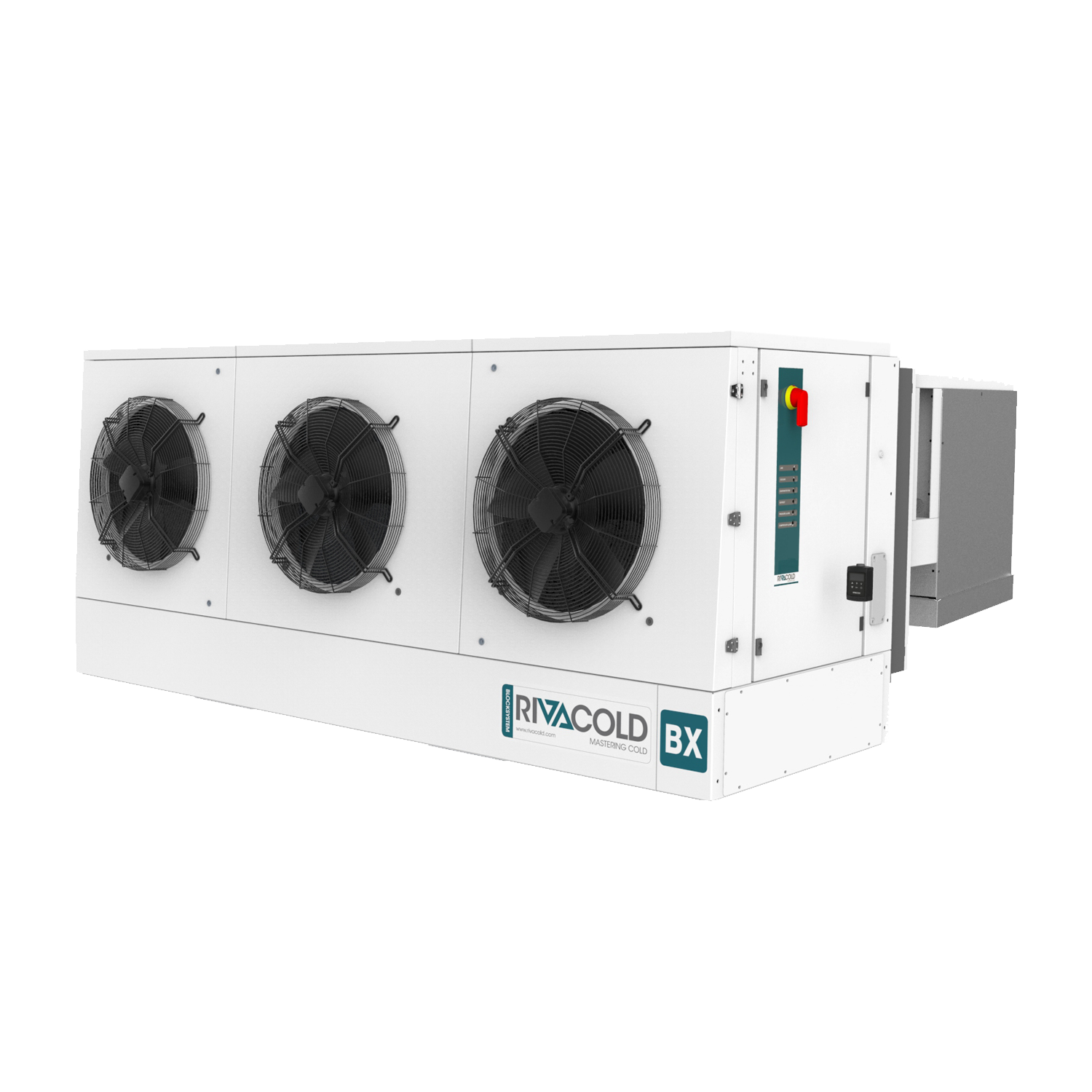 BX: Kompaktaggregate NK/TK mit Wetterschutzgehäuse für Kühlzellen – Wandmontage – R134a/R452A/R449A
