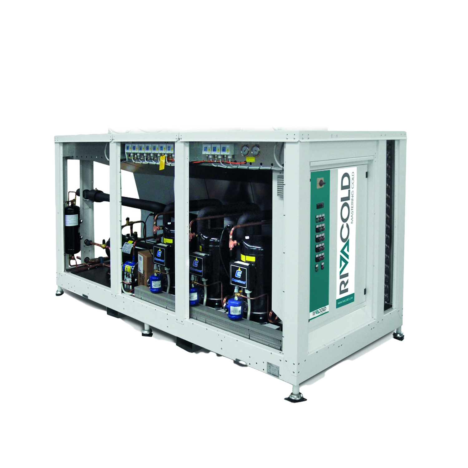 CX-C: Multi Compressor Packs NK/TK with 3 x Copeland scroll compressors, without condenser – R134a/R513A/R449A