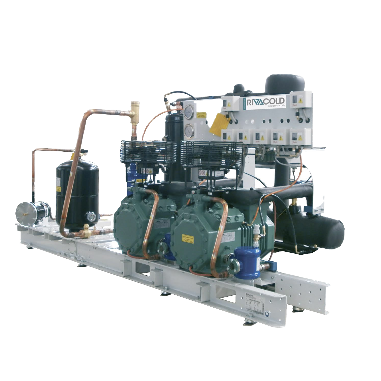 KX: Multi Compressor Packs with 2 or 3 x Bitzer reciprocating compressors, without condenser – R134a/R513A/R449A
