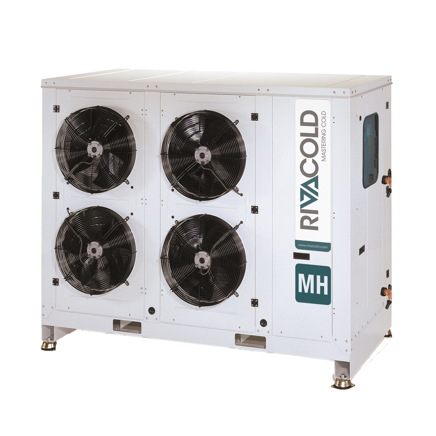 MH-F: Air-cooled condensing units with semi-hermetic Frascold reciprocating compressors – R134a/R513A/R449A/R452A