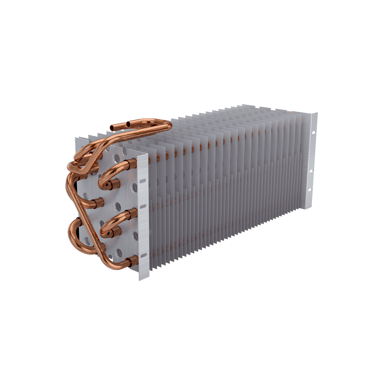 Static evaporators for R744