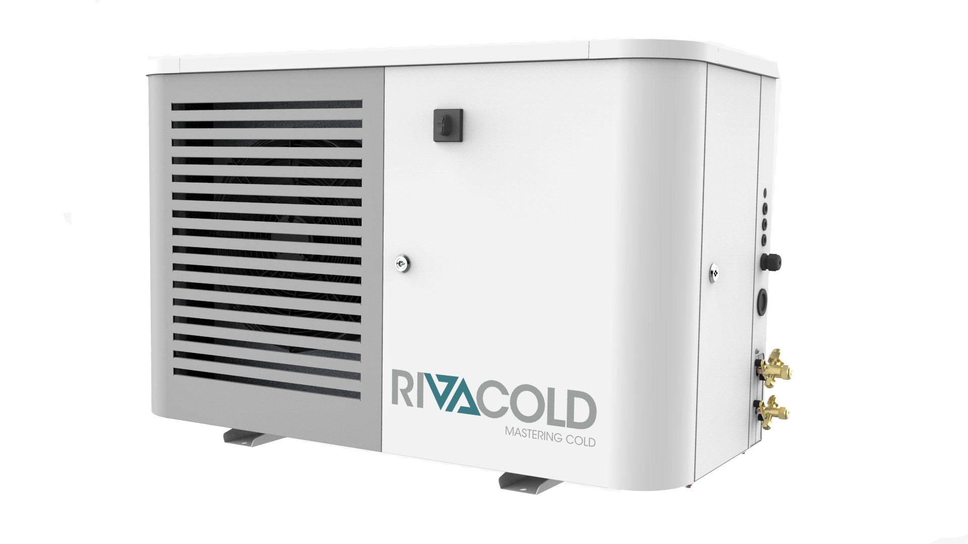 UNICA: Luftgekühlte Verflüssigungssätze mit schallisoliertem Wetterschutzgehäuse und hermetischen Hubkolbenverdichtern – R448A/R449A/R454C/R455A